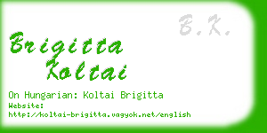 brigitta koltai business card